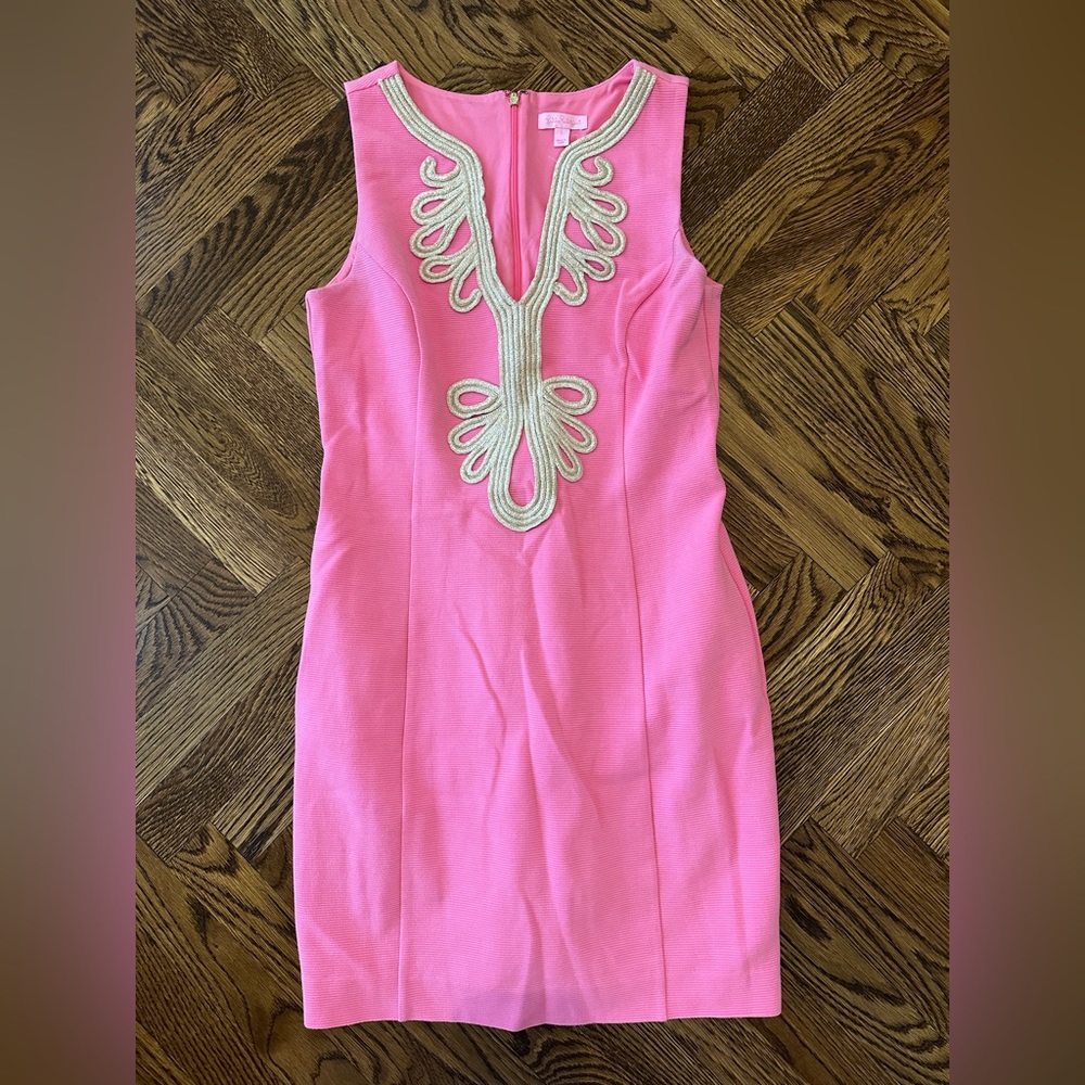 Pink Shift Dress